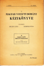 Első borító: A magyar nyelv latin jövevényszavai