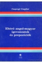 Első borító: Eltérő angol-magyar igevonzatok és prepozíciók