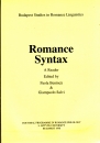 Első borító: Romance Syntax. A reader