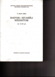 Magyar-szuahéli kéziszótár