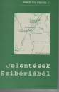 Első borító: Jelentések Szibériából