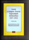 Első borító: Iratok a magyar-francia kapcsolatok történetéhez ( 1957-1962 )