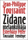 Első borító: Zidane melankóliája - Toussaint reménye