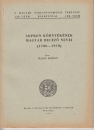Első borító: Sopron környékének magyar becéző nevei (1700-1970)