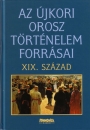 Első borító: Az újkori orosz történelem forrásai. XIX. század