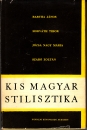 Első borító: Kis magyar stilisztika