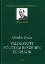 Első borító: Válogatott politikai beszédek és írások