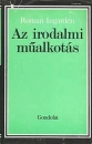 Első borító: Az irodalmi műalkotás