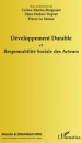 Első borító: Développement durable et responsabilité sociale des acteurs