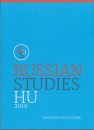 Első borító: Russian Studies HU 2019
