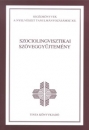 Első borító: Szociolingvisztikai szöveggyűjtemény