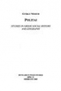 Első borító: Politai: Studies in Greek Social History and Epigraphy