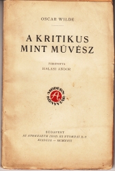 A kritikus mint művész