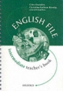Első borító: English File. Intermediate teachers book