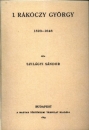 Első borító: I.Rákóczy György 1593-1648