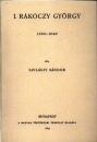 Első borító: I.Rákóczy György 1593-1648