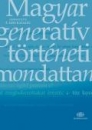 Első borító: Magyar generatív történeti mondattan