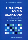 Első borító: A magyar nyelv alaktana