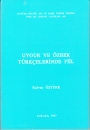 Első borító: Uygur ve özbek türkcelerinde fiil