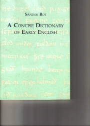 A Concise Dictionary of Early English