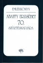 Első borító: Emlékkönyv Abaffy Erzsébet 70.születésnapjára