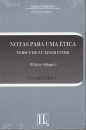 Első borító: Notas para uma ética/Versuche zu einer ethik /portugál és német nyelven