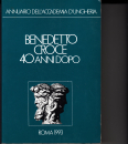 Első borító: Benedetto Croce 40 anni dopo atti del congresso internazionale Benedetto Croce /1866-1952-