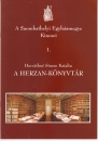 Első borító: A Herzan könyvtár
