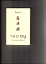 Első borító: Tao Te King Weöres Sándor fordításában