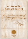 Első borító: A csongrádi Kossuth-levelek