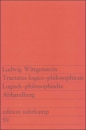 Első borító: Tractatus logico-philosophicus/Logisch-philosopische Abhandlung