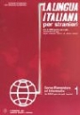 Első borító: La lingua italiana per stranieri 1.Corso elementare ed intermedio