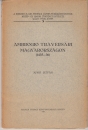 Első borító: Ambrogio Traversari Magyarországon /1435-36/