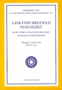 Első borító: A folyton megújuló nyelvészet Szépe György nyelvészeti írásaiból tanárok és diákok részére