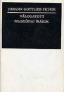 Első borító: Válogatott filozófiai írások