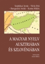 Első borító: A magyar nyelv Ausztriában és Szlovéniában