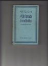 Első borító: Also sprach Zarathustra