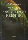 Első borító: Vázlatok a nyelvtudomány történetéből