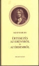 Első borító: Értekezés az erényről és az érdemről