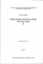 Első borító: Precis de lexicologie francaise II.