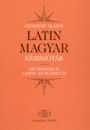 Első borító: Latin–magyar kéziszótár
