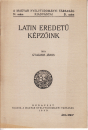 Első borító: Latin eredetű képzőink