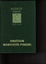 Első borító: Fordítások Bessenyeitől Pyrkerig.Önállóan megjelent fordításkötetek