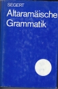 Első borító: Altaramaische Grammatik mit Bibliographie, Chrestomathie und Glossar