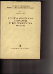 Religion, glaube und aberglaube in der rumanischen sprache