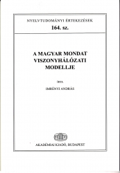 A magyar mondat viszonyhálózati modellje