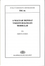 Első borító: A magyar mondat viszonyhálózati modellje