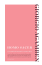Első borító: Homo sacer. A szuverén hatalom és a puszta élet